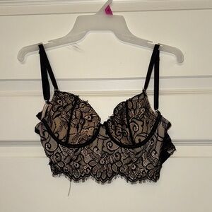 Elegant Black Lace Bralette